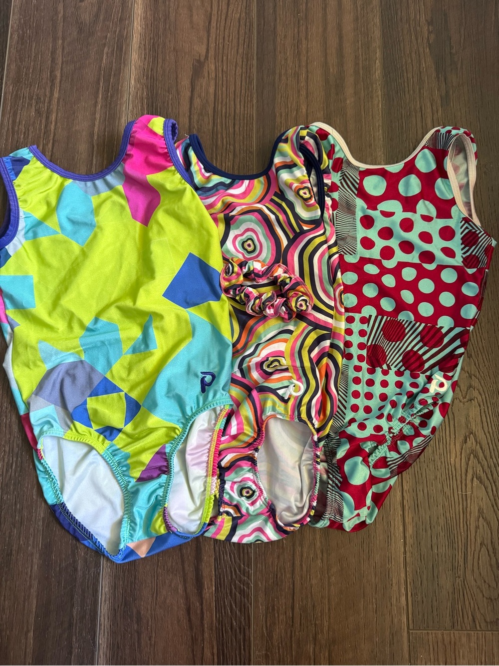 Bundle of 3 Plum gymnastics leotards